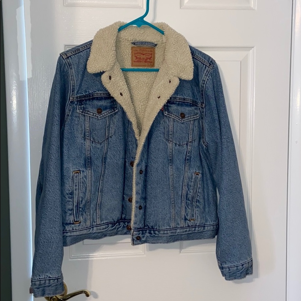 Levi’s Vintage Jean Jacket with Fur